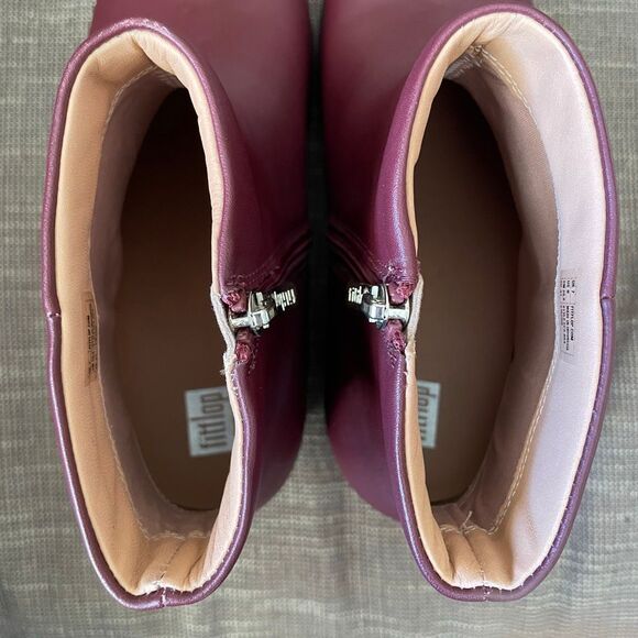 NWT FitFlop Pilar leather ankle boot women’s shoe size 9 - Picture 11 of 15